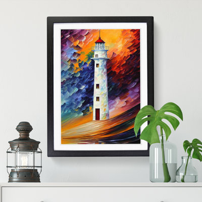 Lighthouse Painted Art Vol.2 - Framed Print