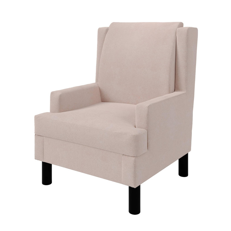 Fauteuil d'appoint à oreilles MidCentury, Pink