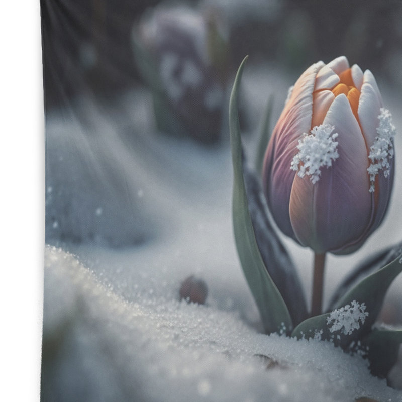 Tapisserie en polyester avec punaises, H 50 po x l 60 po