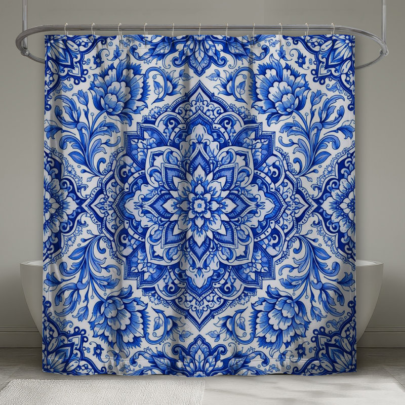 Rideaux de douche Mandala, 70in W x 84in H