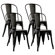 Claypoole Metal Stacking Side Chair