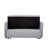 Stebbins 54'' Sofa Bed, Modern Velvet Convertible Loveseat Sleeper Sofa Couch with Adjustable Backrest-209501007
