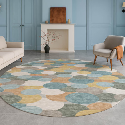 Machine Washable Indoor/Outdoor Chantille ACN2450 Geometric Rug