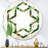 Hexagon Star Triangular Design I Eclectic Frameless Wall Mirror-45635114