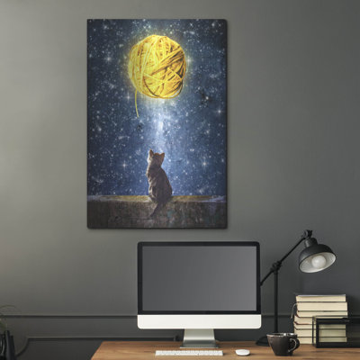 Winston Porter «A Yarn of Moon» par Diogo Verissimo, art mural en métal