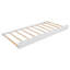 Lit simple en bois, blanc-145261614