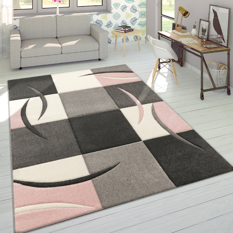 Renata Geometric Area Rug, Rectangle 80 x 150cm