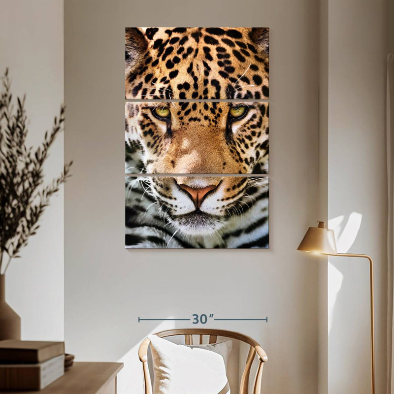 Jaguar froncé Brampt, H 65 po x l 42 po