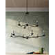 Bryce 9 Light Metal Dimmable Chandelier