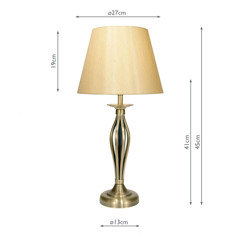 Bulwell Metal Table Lamp