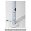 Lampe sur pied en lin, marbre et PVC de style Wabi-Sabi