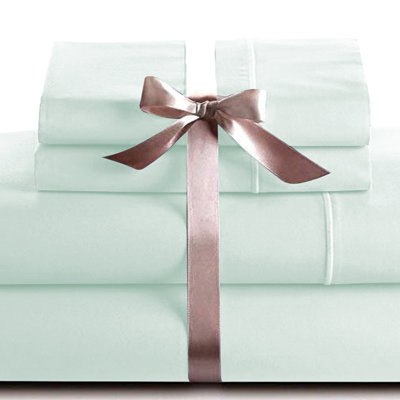 Ensemble de draps en microfibre percale