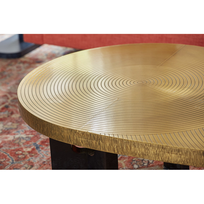 Coffee Table, Antique Brass