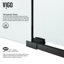 Porte de douche coulissante sans cadre avec verre transparent 3/8 po l 52-56 po x H 74 po Elan-98714377