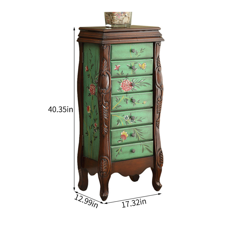 Armoires à bijoux en bois rétro