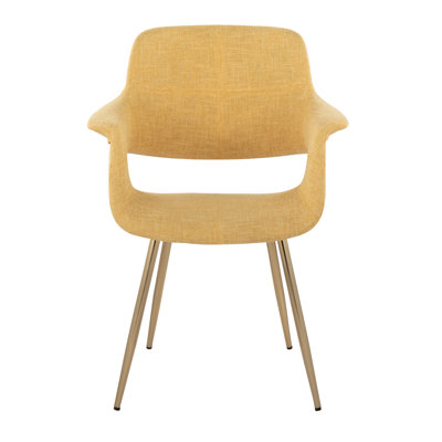Chaise avec accoudoirs rembourrée Quirico