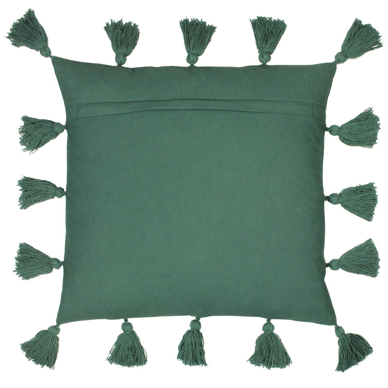 Square Cushion, 45cm H x 45cm W x 24cm D, Juniper Green