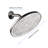 Shower Head High - Luxury, Modern, Rain, Brass, 1-Min Mount, , Gunmetal Luxury Setup, ,