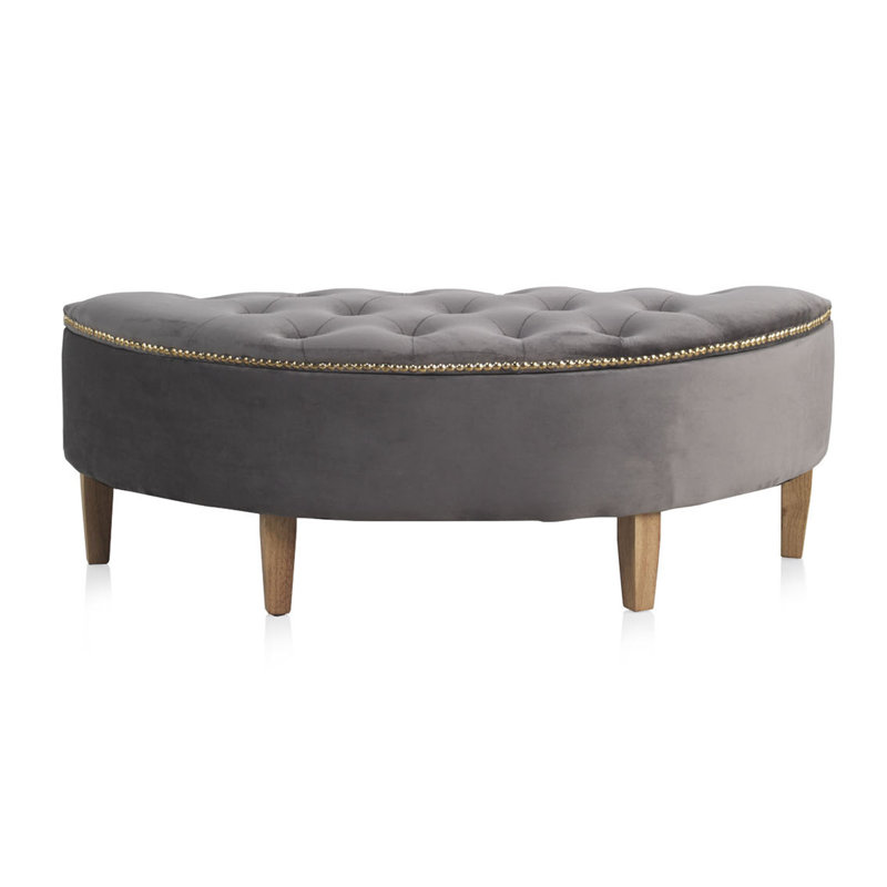 Callista Polyester Upholstered Storage Bench