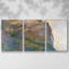 «Cliff at Petit Ailly», 1896, reproduction sur toile flottante 3 pièces-192896568-192896569