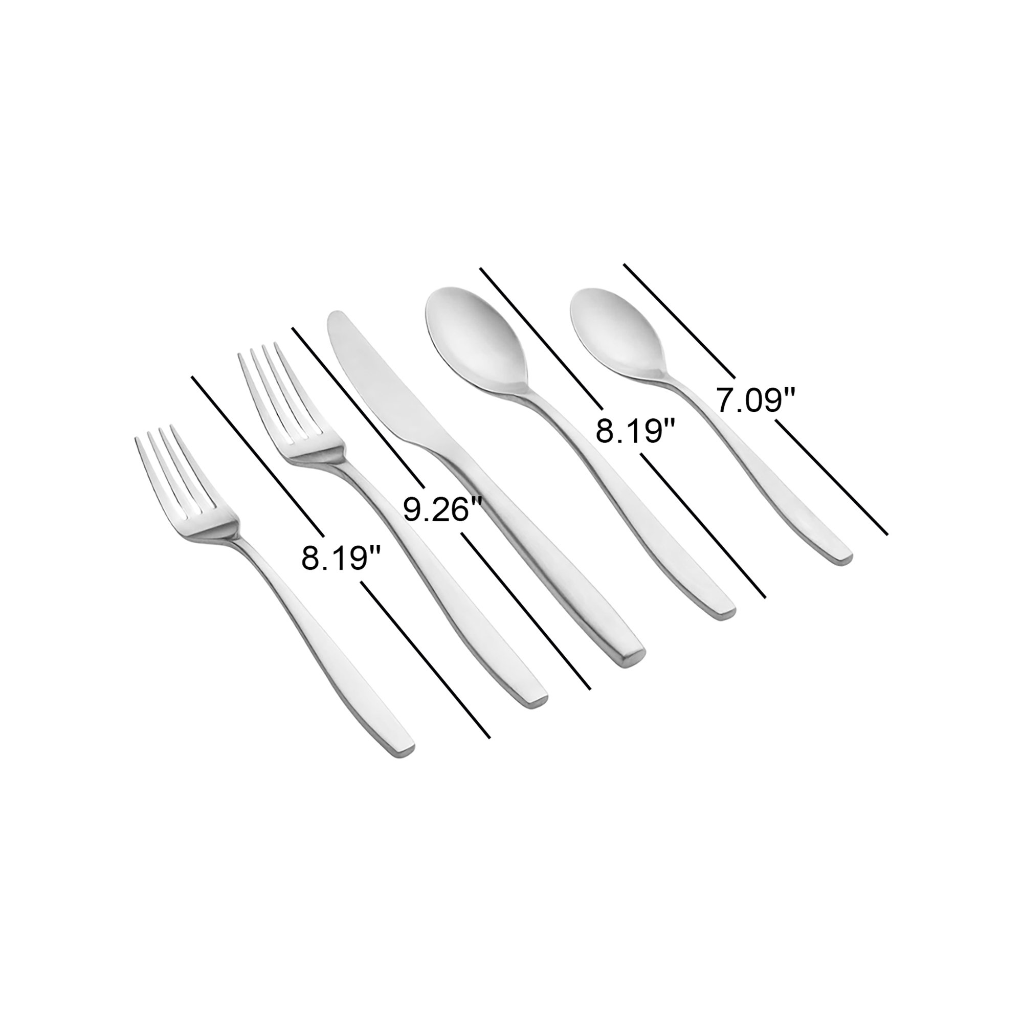 Averie 20 Piece Flatware Set, Service for 4, Champagne