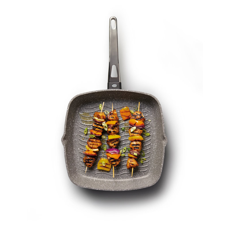 MasterClass Cast Aluminium Grill Pan, 28cm