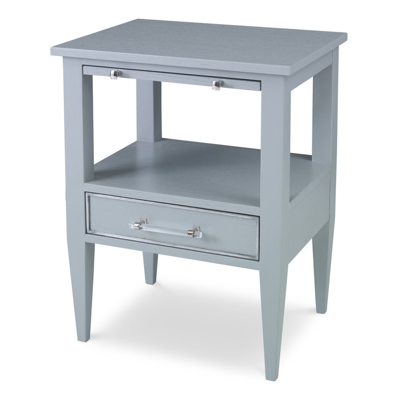 Camille 1 - Drawer Solid Wood Nightstand