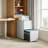 Coray 11.8“ Wide Inch 3 Drawer File Cabinet, Printer Cabinet, Home Office Filing Cabinets, Fully Assembled Except Casters, Legal/Letter Size-916046843