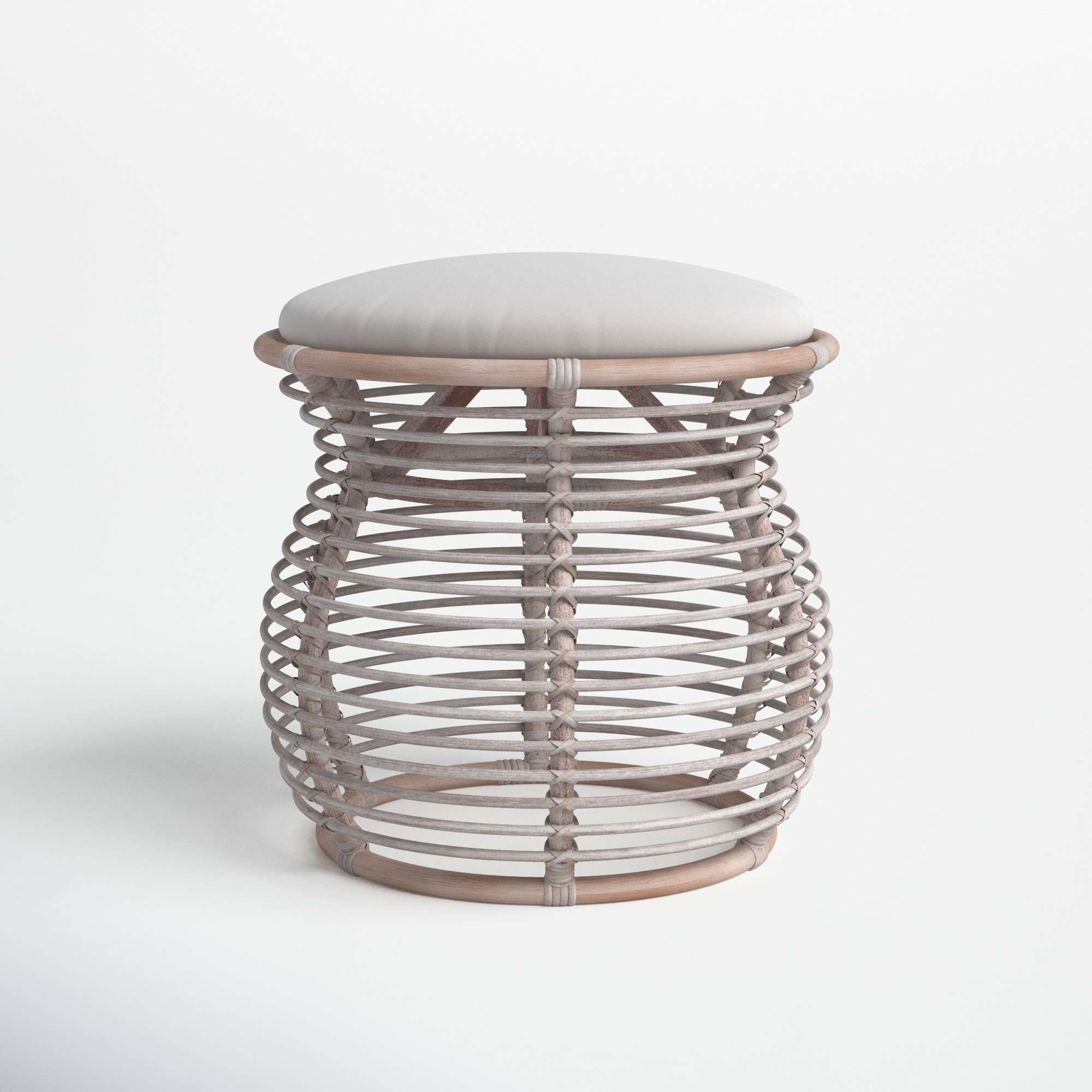 Wicker accent stool new arrivals