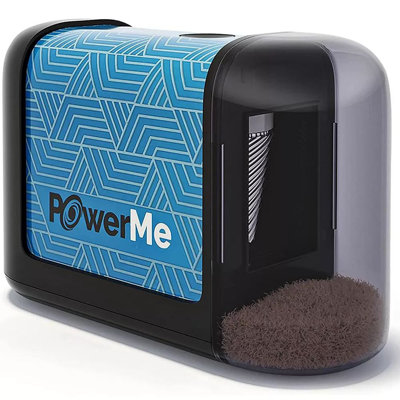 Wrought Studio™ PowerMe Electric Pencil Sharpener - Battery Powered For Colored Pencils, Ideal For No. 2