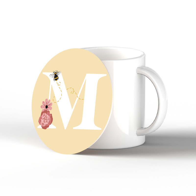 Ceramic Round 1 Piece Coaster, M