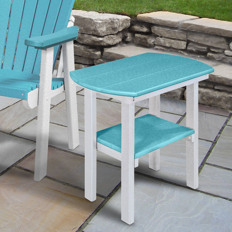 Table d'appoint OS Home, Bleu, Blanc