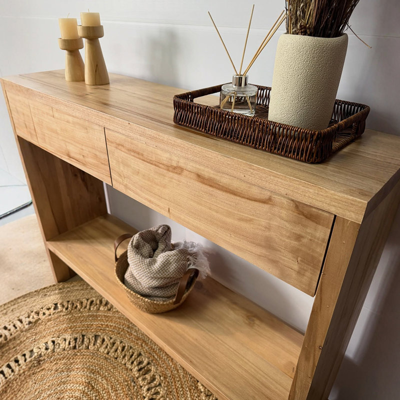 Console moderne de style champêtre moderne., H 33,5 po x l 39,4 po x P 11 po