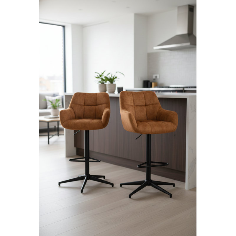 Bar Stool, Orange