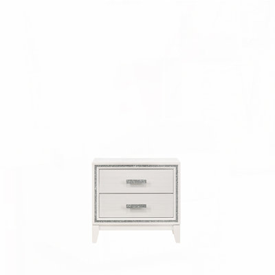 Table de chevet blanche