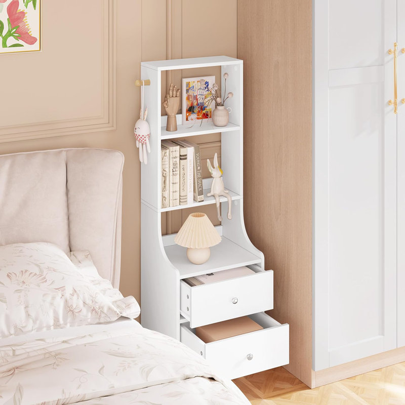 Rajko 37cm W Manufactured Wood Bedside Table