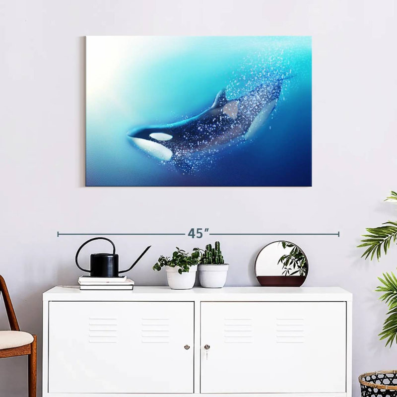 Brampt Underwater Orca, 24" H x 36" W
