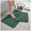 2 Piece Bathroom Rug Set Greek Key Pattern Bath Mat & Pedestal Mat Non Slip Rubber Back Soft Absorbent Mats-125024529