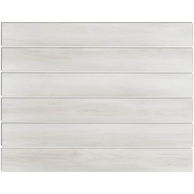 Planche de vinyle de luxe 6 po x 48 po x 4,5 mm Lyra, Hickory Sea
