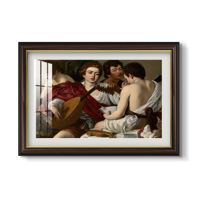 Les Musiciens, vers 1595 - Caravage - Estampe encadrée sur mesure