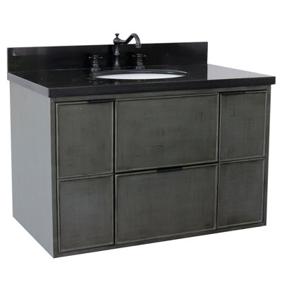 Ensemble de meuble-lavabo simple mural 37 "37"