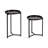 Two-Piece Round Plant Stand Set