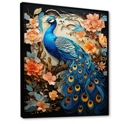 Peacock Gouache II " Peacock Gouache II "