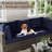 Outdoor 8-Piece 4" Replacement Cushion Set – 3 Seat Cushions, 3 Backrests, 2 Corner Cushions – Cushion Set Only-210958697