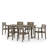 6 - Person Acacia Wood Patio Dining Set with Rectangular Table-871005072