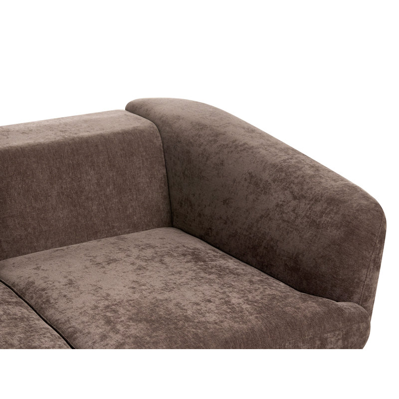 Lemelle 2 Seater Sofa, KJAER Brown Chenille