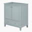 Base de meuble-lavabo simple 29,5 po seulement en vert