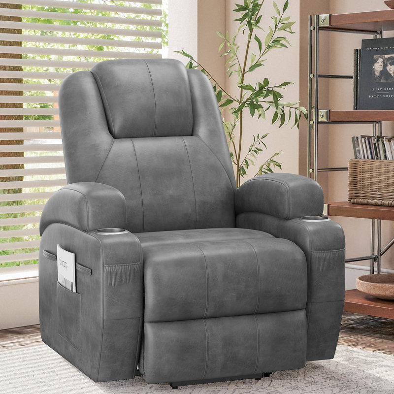 Fauteuil inclinable électrique avec massage Power Lift, Gris