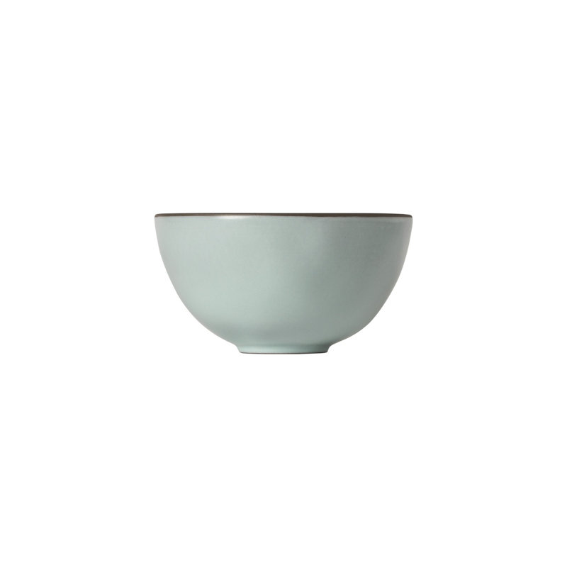 Stacked Organic Handmade Stoneware Cereal Bowl, Sky