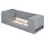 Lit de jour simple avec rangement pour bougie, gigogne, gris-2001481212